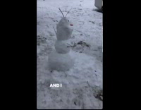 Collab BitchMP - Frozen Olaf snowman