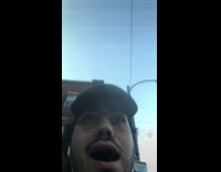 Collab BitchIG2 - Guy  on street sees graffiti aoc pussy stinks