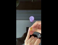 Collab Kale Salad IG -  Woman uses hair clip to paint nails