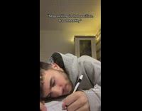 Guy write on paper with unhealthy position