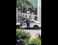 Miami police get locked out of car 