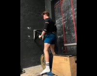 Man slammed lips from bar on wall