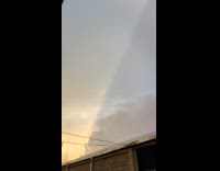 Sunlight and Shade Splits Sky into Two