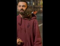 Man talks about pet racoon 