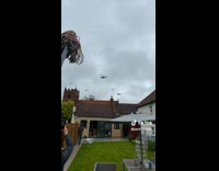 ClipsIG - Man Shouts Profanity as Mom in Black jacket Records Helicopters