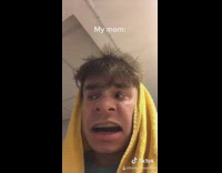 Green shirt guy pranks mom sprays febreze 