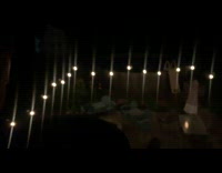 Teenagers below balcony gets splashed with water