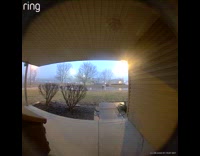 Woman slipped and shouts on icy walkway