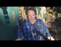 Metal Detector Test on the man in blue checkered polo