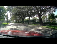 Old man drives on wrong road lane