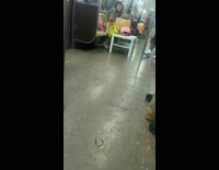 Coffee table in train 