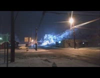 Powerlines sparks and cause mall power outage