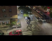 Altercation on streets at night between two women