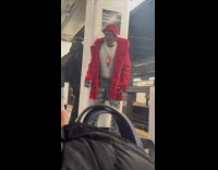 Man sings Earned It at subway station