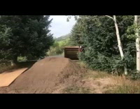 man in red pants failed flip land on back