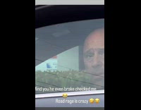 Mans road rage insulting woman with slurs 