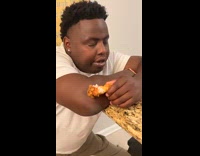 Collab BoysIG - Guy eats chicken doze off while standing