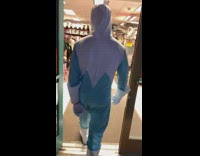 Frozone walks into halloween costume store 