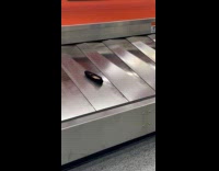 Shoe left on airport conveyor belt