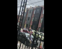 Two girls tiktok dance one messes up 