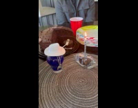 Family celebrating deceased loved ones birthday