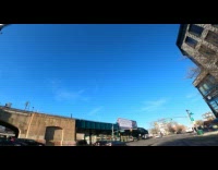 Collab winy - Guy on bike sees people skating on train tracks