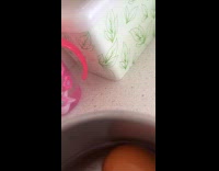 Chirp sounds heard from the boiled eggs