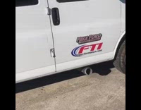 Guy walks around white van plumbers crack 