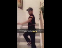 Guy wears dragon shirt and  fights to mortal kombat song