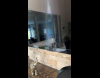 Candle Burnt TV and Flame Print on it