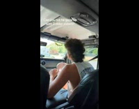 Collab BoysIG-Default - Man Vibes Along with Music in Car