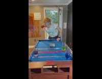 Guys roll can down table colorful drinks