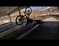 Guy tries ramp hits head on roof