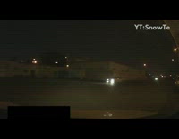 Dash cam white car almost crashes van