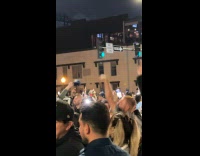 Man Under Stoplight Slips and Fall off