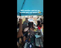 Collab winy - Work picnic under the rain NYC weather