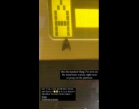 Collab Subway Creatures - Man complains about huge moth inside subway