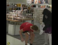 Guy pranks Target customers pretending to be a mannequin 