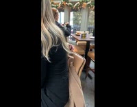 Girl takes picture of food