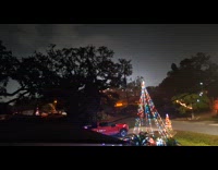 Guy films fireworks on New Years Eve