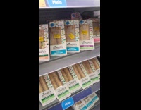 Pregnant woman on labor buying discounted sandwiches