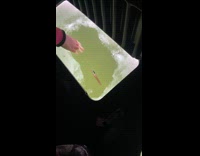 Friends got iphone from fishing on frozen lake