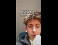 Guy shaved his faces body and not its face