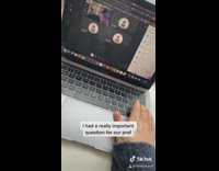 Online classes professor big dog question 