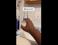 Collab ComSlams - Guy shows pov of someone whos short getting out of bed 