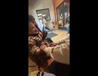 Man slaps back kid for slapping him playing rock paper scissors