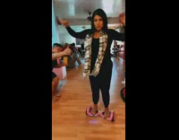 Collab BitchIG2 - Lady falls off pink hover board