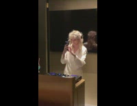 Women in dresses takes a selfie with music Part 2