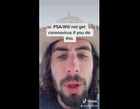 Man drinks Corona Beer