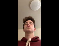 Guy singing lessons with guy in restroom 